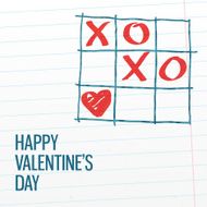 Happy Valentine&#039;s day xoxo greating card