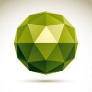 Vector abstract 3D object design technology element N2