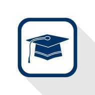 graduation flat icon