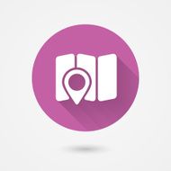 map and navigation icon