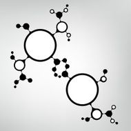 DNA molecule structure background N19