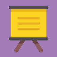 Vector Presentation Board Icon N2