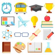 flat education icon N3