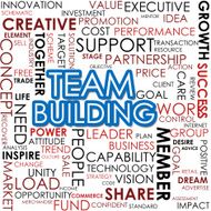 Team building word cloud