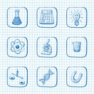 Science Icons Sketch