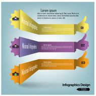 colorful infographics options banner N11