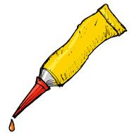 tube with glue