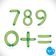 Balloon Alphabet N21