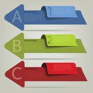 infographic plan arrow