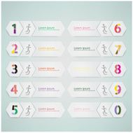 number templats