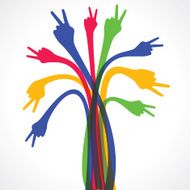 victory sign