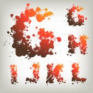 Ink alphabet N5