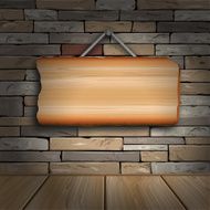 Blackboard on brick wall N2