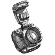 Digital SLR camera sketchs