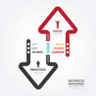 Infographic bussiness route to success concept template design N3