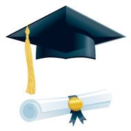 Graduation Cap &amp; Diploma
