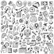 Science thinking - doodles set N2