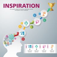 template modern info graphic design N28