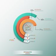 Modern infographics options banner N227