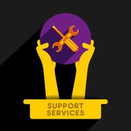 support and service icon