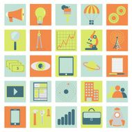 Icons of technology business and science