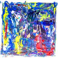 Abstract acrylic paint N29
