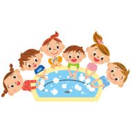 Children washing hand N2