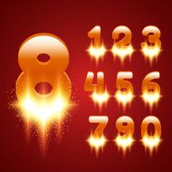 Glowing Numbers Set