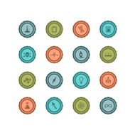Retro Science Badges