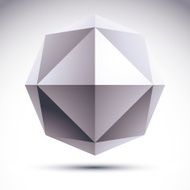 Abstract vector 3D geometric object clear eps 8 N3