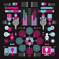 detailed color infographics