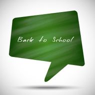 Bubble Back to School Green Chalkboard Background N2