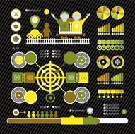 color vector infographics