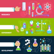 Chemistry design banners