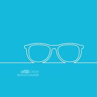 Geek glasses icon N2