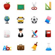 Education icons vector N15