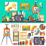 Art studio tools for creativity and design N2