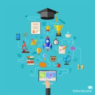 Online education concept N30