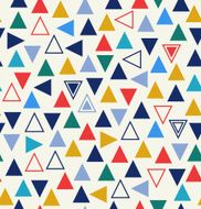 Geometric seamless pattern with triangles