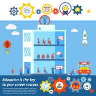 Seamless Vector Education to Success Design