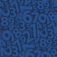 Seamless background with numbers N3