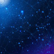 Abstract cosmic vector background