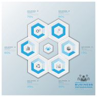 Modern Hexagon Business Infographic N3