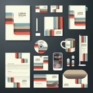 Vector brochure flyer magazine cover booklet poster design template N14