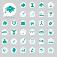 Education Icons Set N76