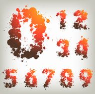 ink alphabet numbers