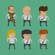 group of business men women charactor N2