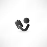 Book Reader Sign Icon N3