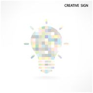 Creative light bulb sign N3