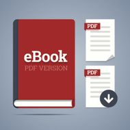 eBook template with pdf label